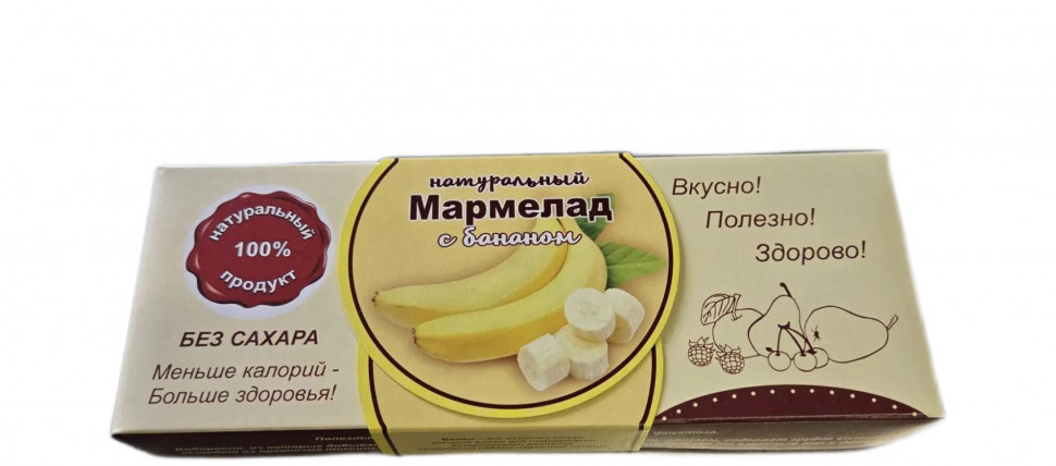  Мармелад натуральный "Банан" 140г  в Таганроге