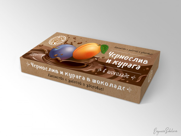 №2 Чернослив и курага в шоколаде, 220г в Таганроге