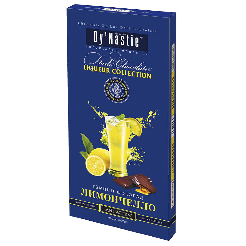  Династия Шоколад "Лимончело", (блок 10шт по 100г) в Таганроге