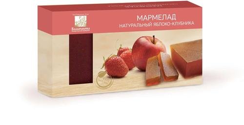  Мармелад пластовый 210г Яблоко-Клубника в Таганроге