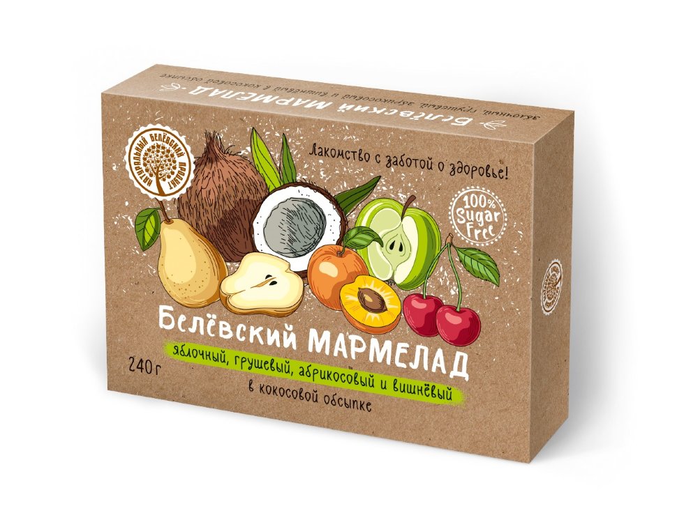  Мармелад белевский на фруктозе 240г  в Таганроге