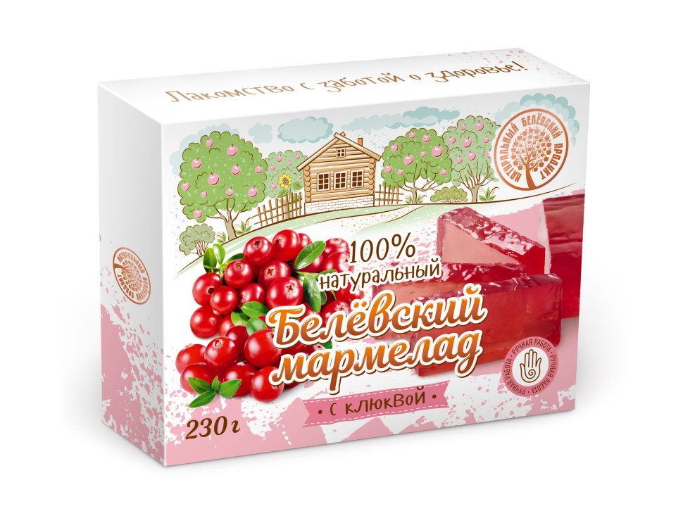  Мармелад белевский "Клюква" 230г в Таганроге