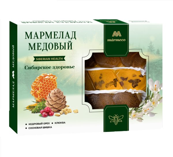 №2 Мармелад медовый "Сибирское здоровье" без сахара 200г  в Таганроге