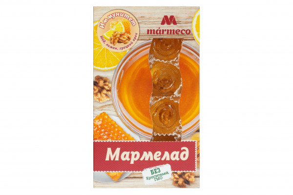 №2 Мармелад "Иммунитет"  Мёд, лимон, грецкий орех, 180г  в Таганроге